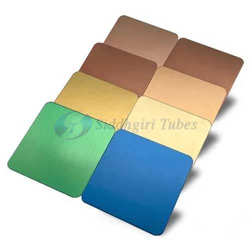 Stainless Steel Coloured Sheet in India