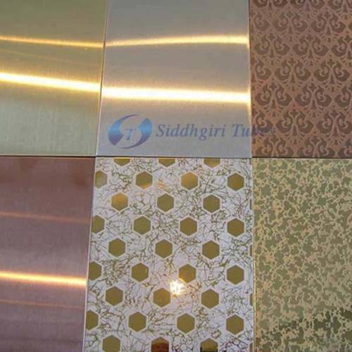 SS Decorative Sheets Manufacturers, Suppliers and Exporters in India
